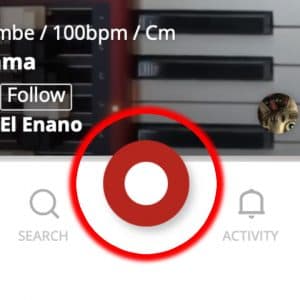 Create a Song on Djaminn 

On the timeline, can start creating a song on Djaminn: press the red record button at the bottom-middle!.