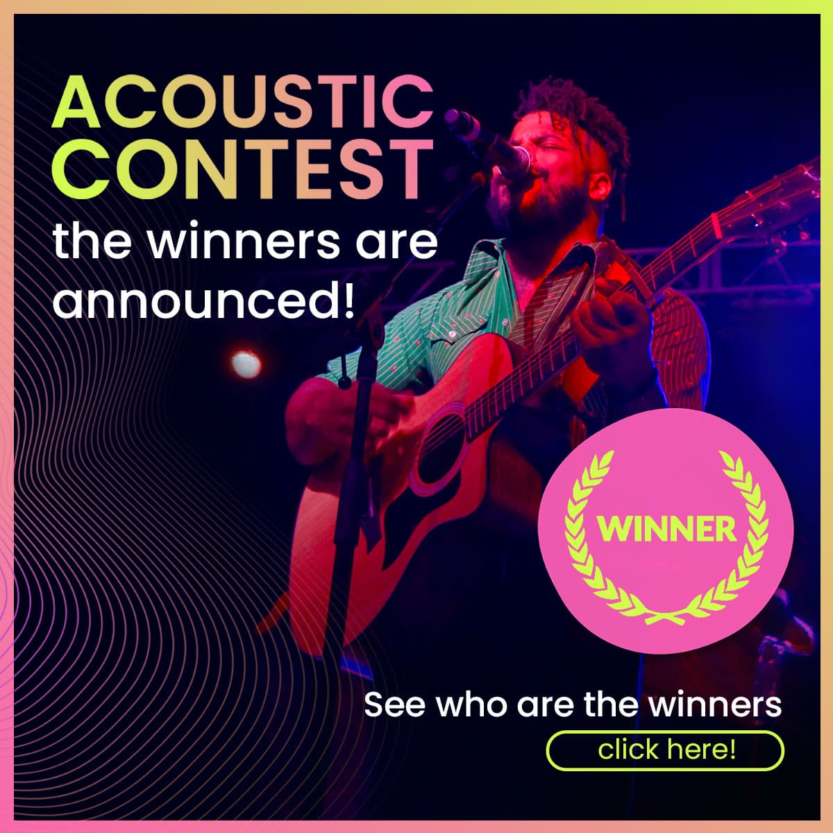 Acoustic Contest Winner Announcement